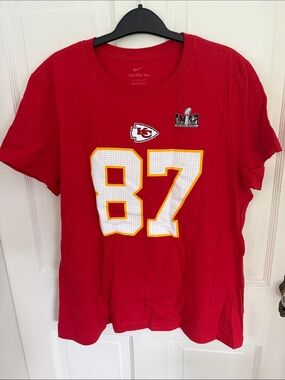 Nike Red Kansas City #87 Football Tee